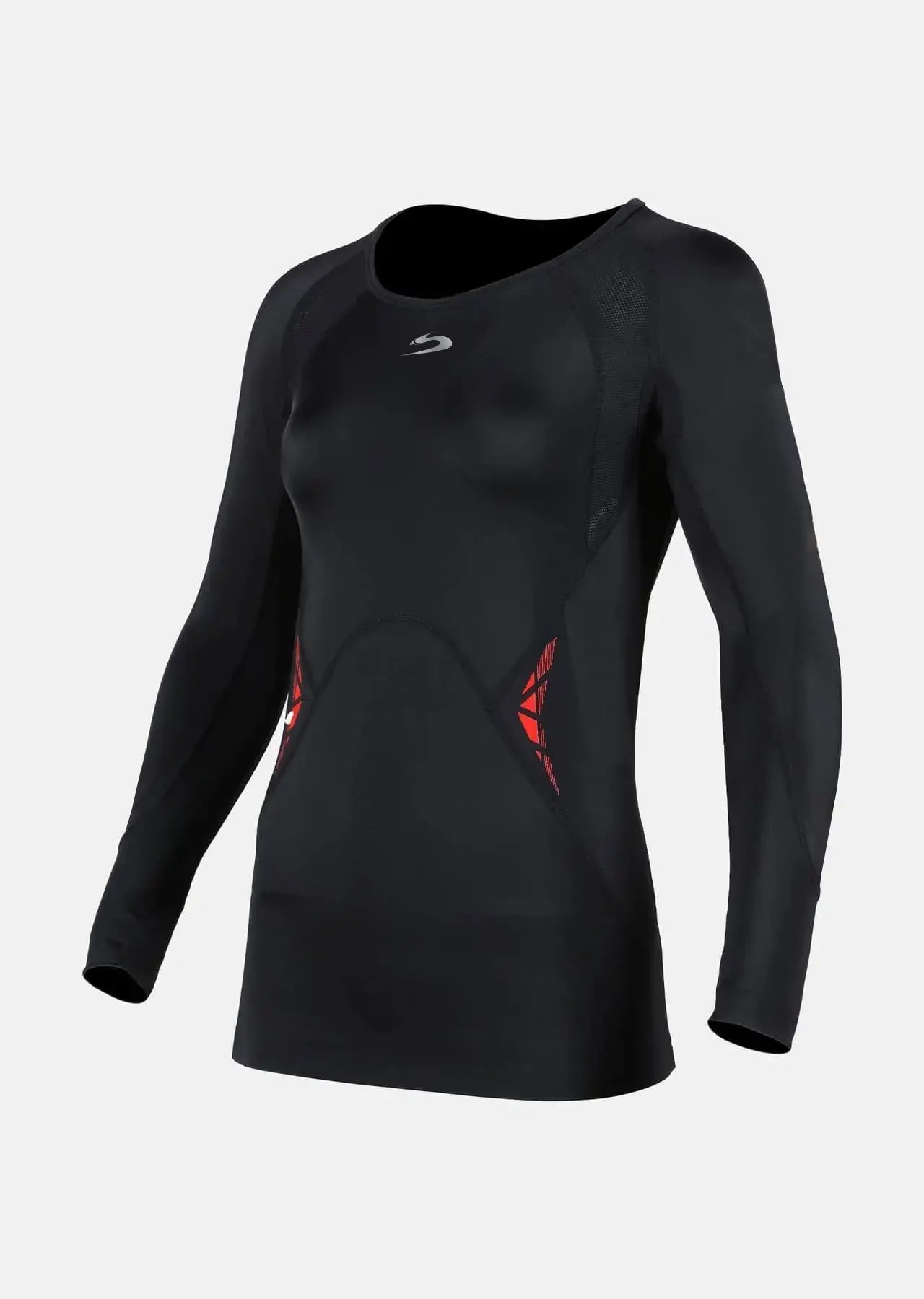 Women’s Compression Top Black & Quick Dry & Workout Shirts SUMARPO