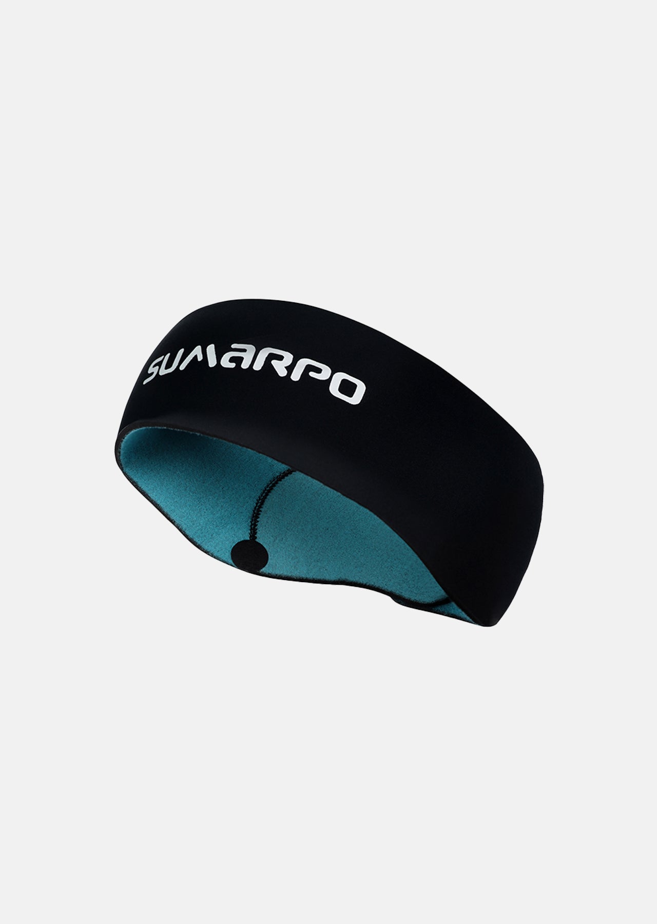 305. The Brooke Shade Black Neoprene Headband Stretch Headband - Black | GIL RODRIGUEZ main image 3