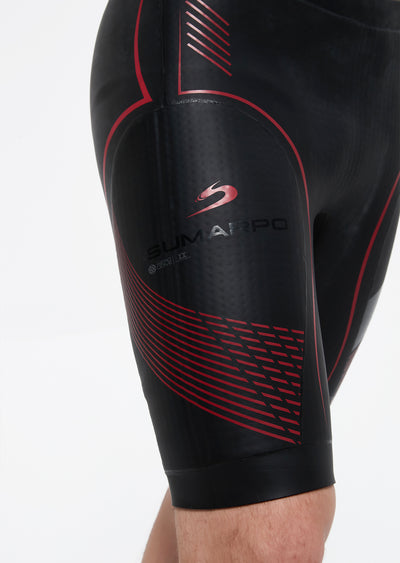 Flow Eco Neoprene Buoyancy Shorts Unisex Red
