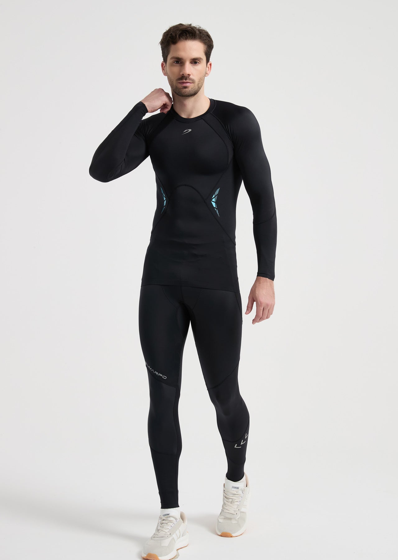 Men’s Compression Top | Black & Quick Dry & Workout Shirts - SUMARPO