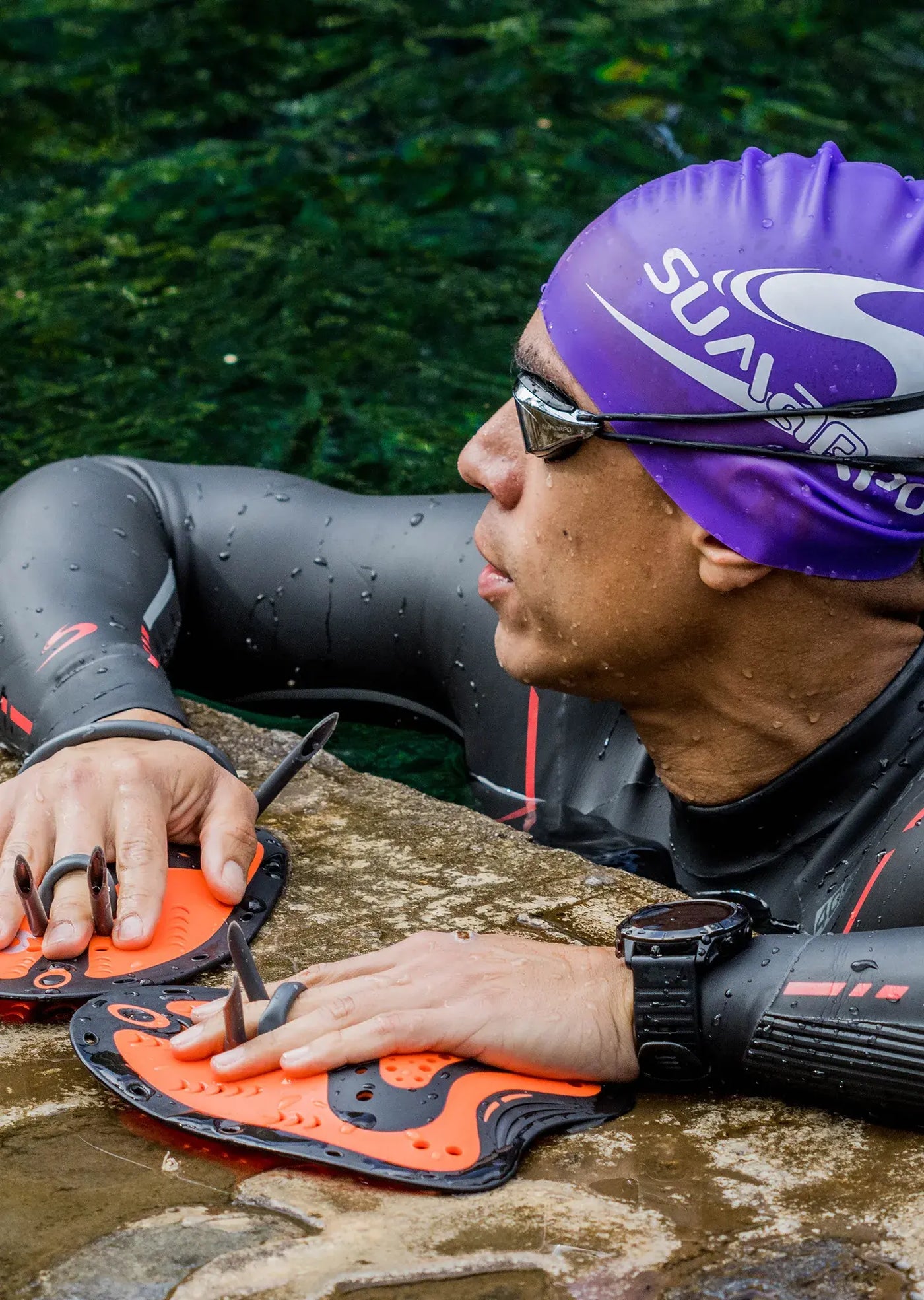 Pro Swim Hand Paddles - Black