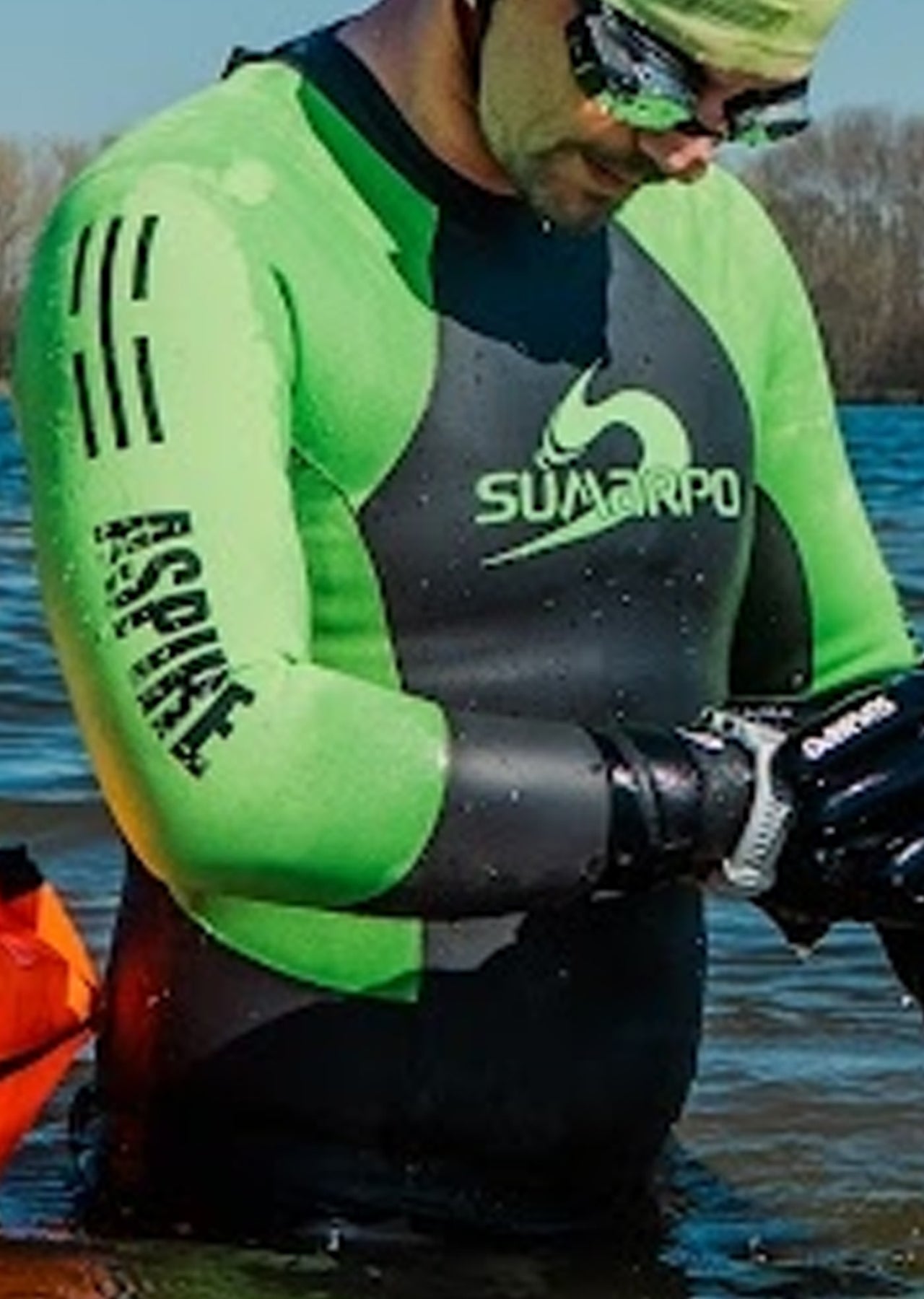 Aspire Men's Open Water Swimming Wetsuit (Breaststroke & Free Style)