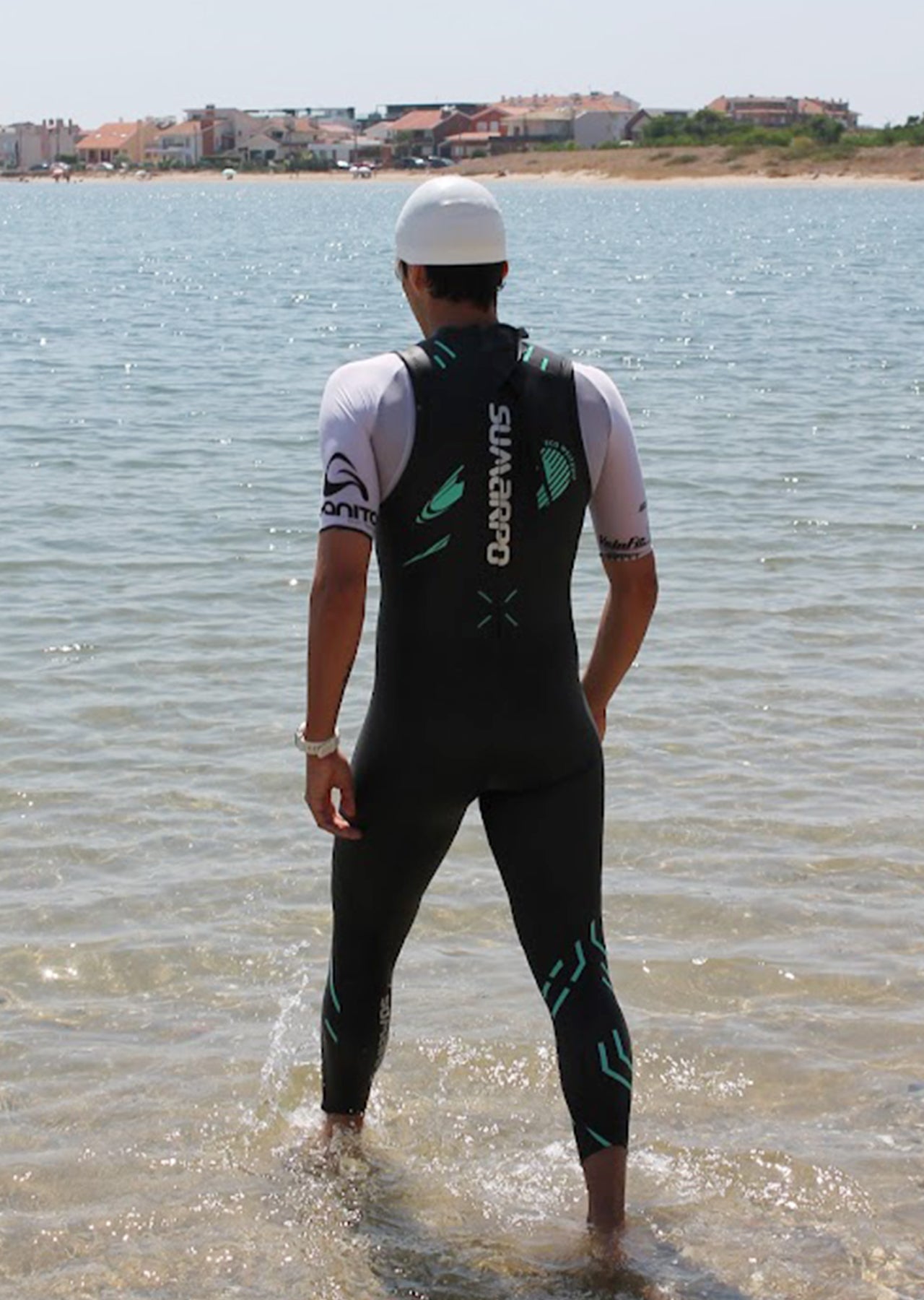 Nova Men's Sleeveless Eco Open Water Swimming Wetsuit