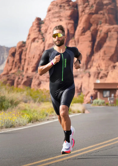 Hybrid Men's Short Sleeve Tri Suit