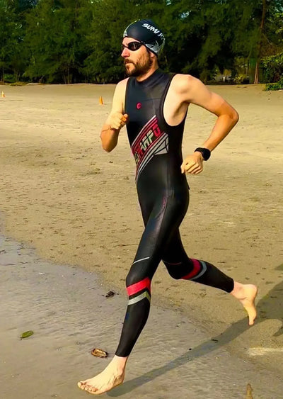 Vanguard Men's Eco Sleeveless Triathlon Wetsuit