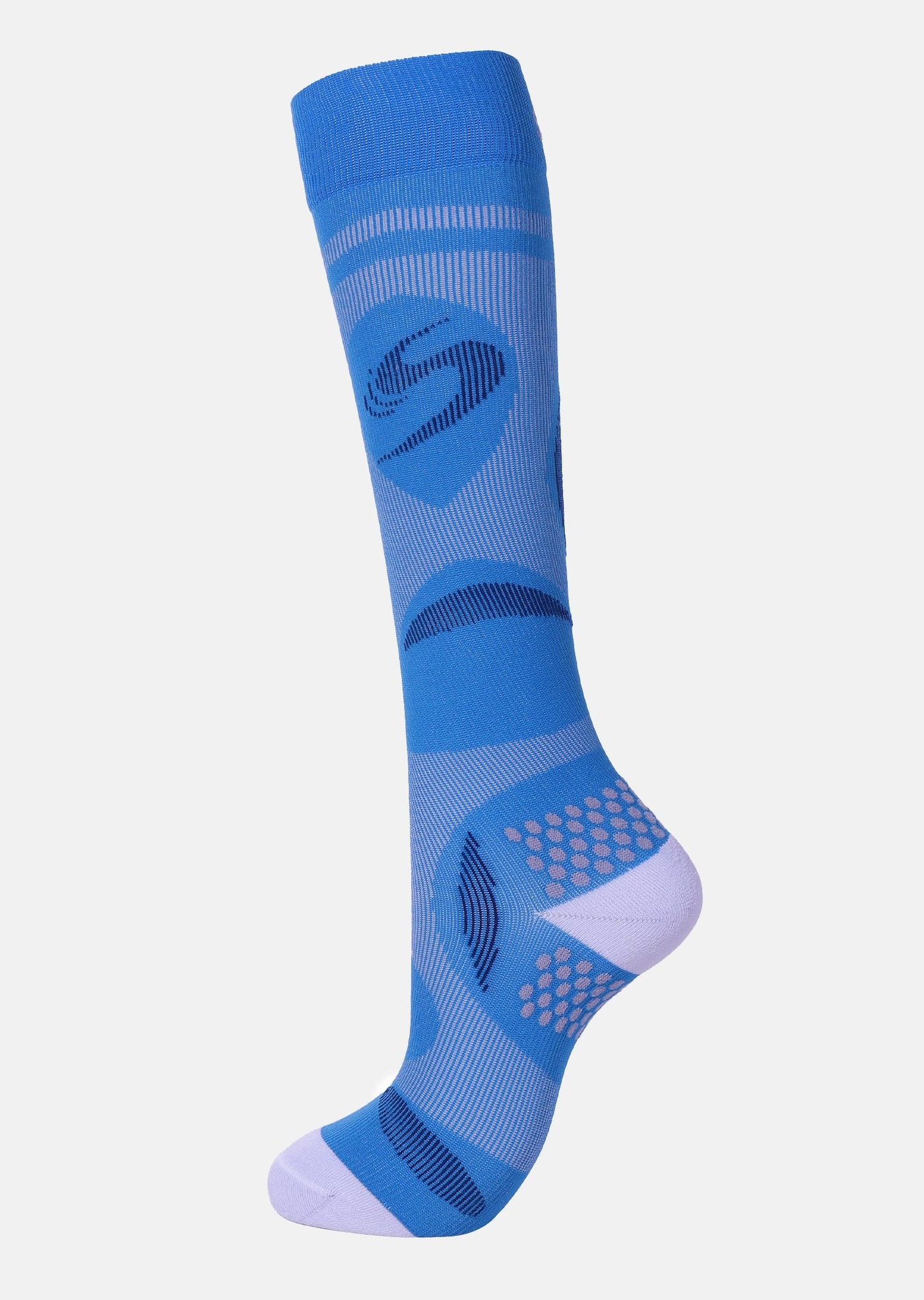 Sumarpo ULTRALIGHT TALL COMPRESSION SOCKS UNISEX - Blue/White