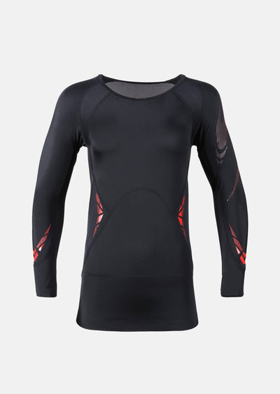 SUMARPO Women's Compression Top, GENERATOR,Black