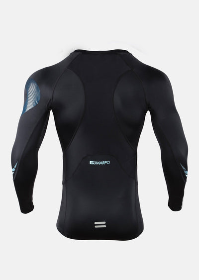 Sumarpo MEN'S GENERATOR COMPRESSION TOP, Black/Blue