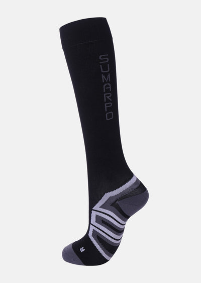 Sumarpo ULTRALIGHT TALL COMPRESSION SOCKS UNISEX - Black/Grey