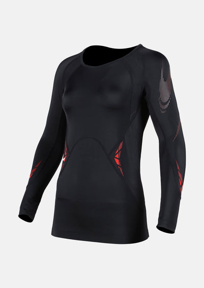 SUMARPO Women's Compression Top, GENERATOR,Black