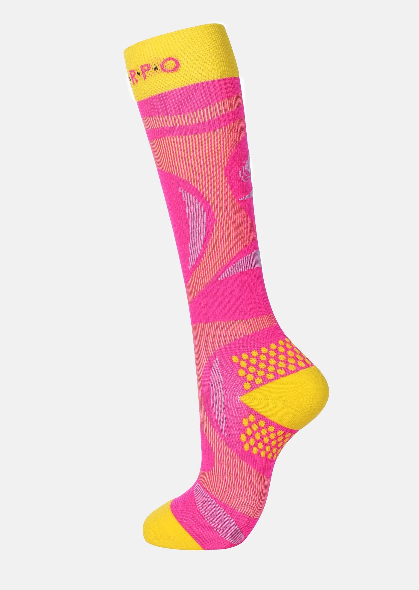 SUMARPO ULTRALIGHT TALL COMPRESSION SOCKS UNISEX , Pink/nero