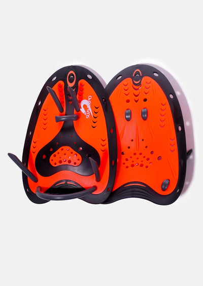 SUMARPO SWIM HAND PADDLES - BLACK/ORANGE