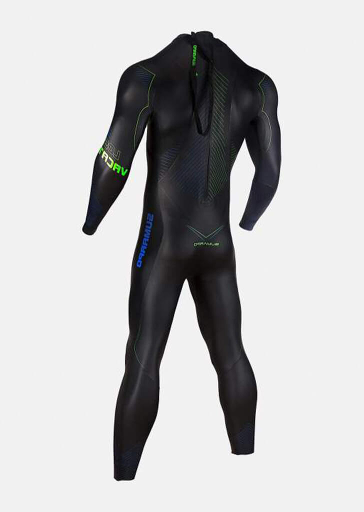 Sumarpo triathlon wetsuit Men N-JOY ，Black/Green,YAMAMOTO 